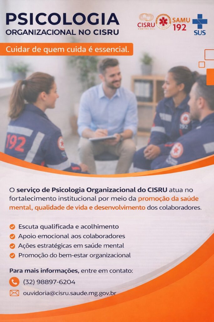 Psicologia organizacional no atendimento de emergencia 1